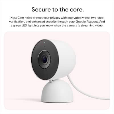 Google Nest Cam Indoor (wired, 3rd gen) Latest Model 2K Video and Google Nest Cam Indoor (wired, 3rd gen) Latest Model 2K Video and