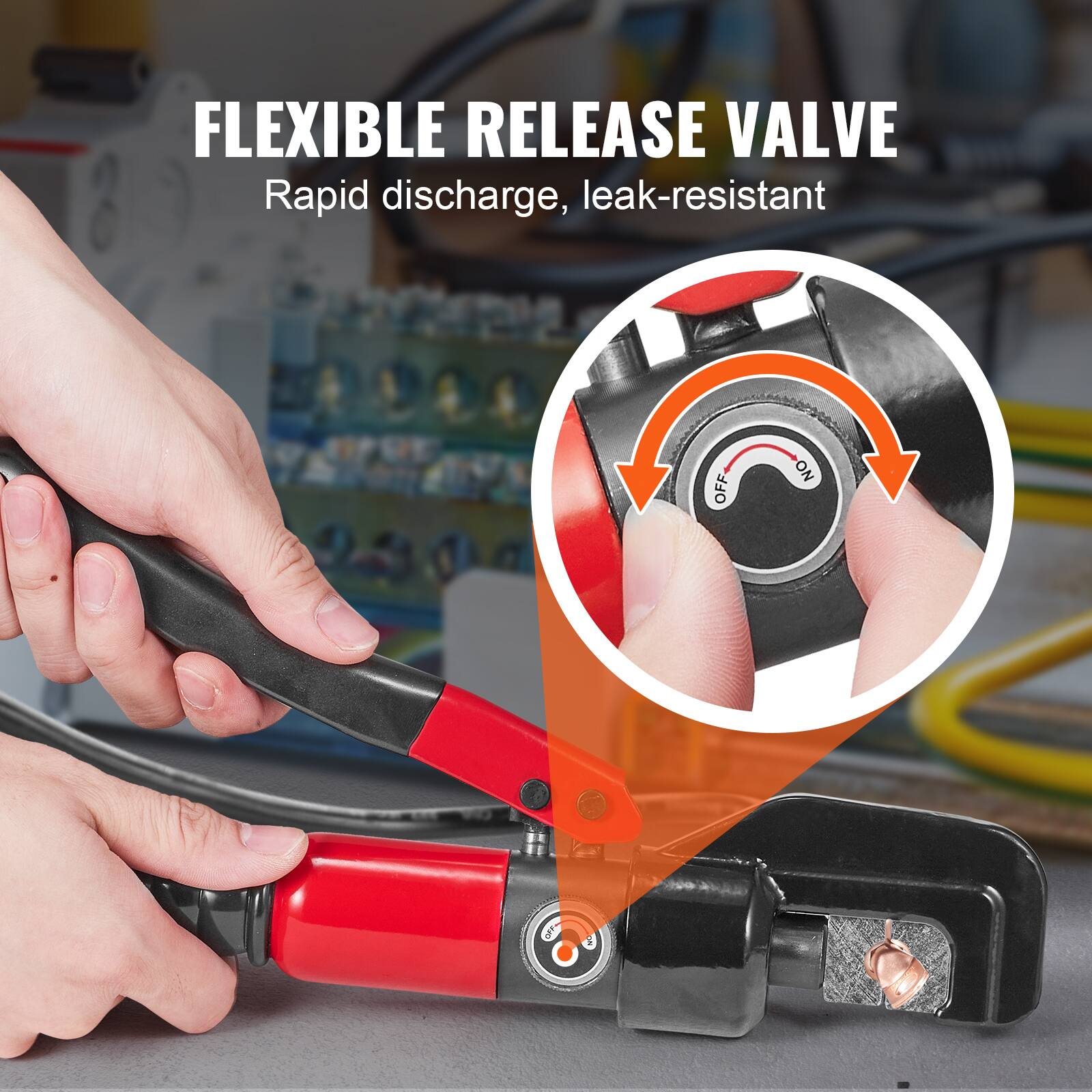 FLEXIBLE RELEASE VALVE  
Rapid discharge, leak-resistant