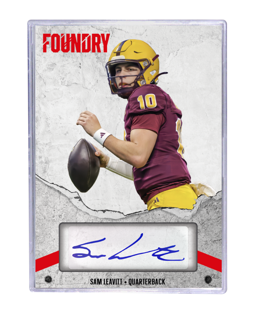 FOUNDRY L A 6 2 10  
notecibe 5  
SAM LEAVITT  
QUARTERBACK