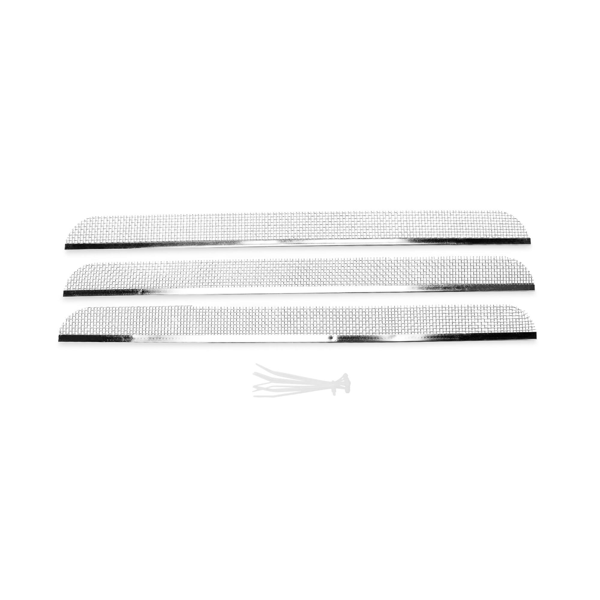 Front. Camco - Camco Flying Insect Screen for Dometic Refrigerator Vents, Stainless Steel, 3pk.