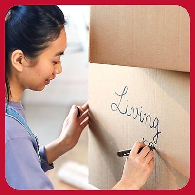 Alt View 7. TRU RED - Tank Permanent Markers, Chisel Tip, 12/Pack - Assorted.