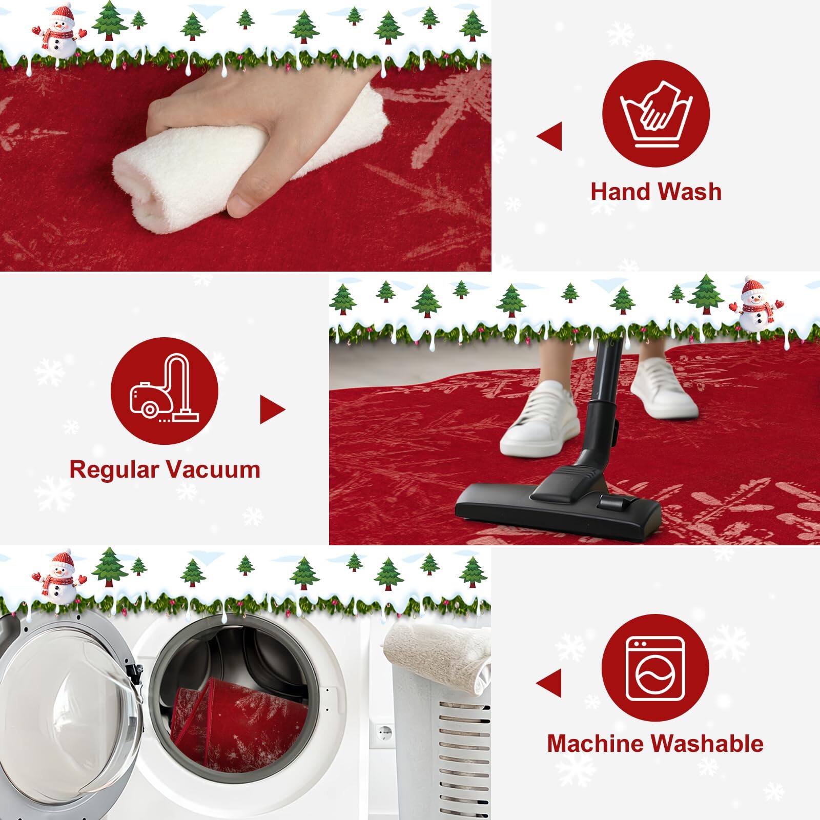 - Hand Wash
- Regular Vacuum
- Machine Washable