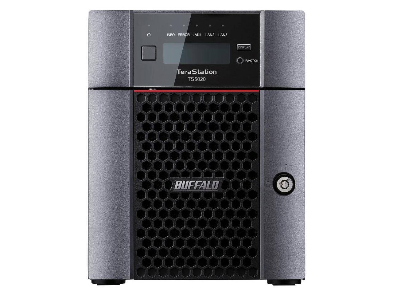 INFO ERROR LAN1 LAN2 LAN3 DISPLAY FUNCTION  
TeraStation TS5020  
BUFFALO