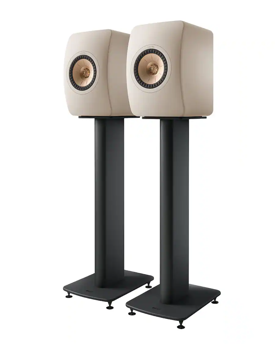 KEF LS50 Meta Bookshelf Speakers (Pair) Sand Shell LS50METAS