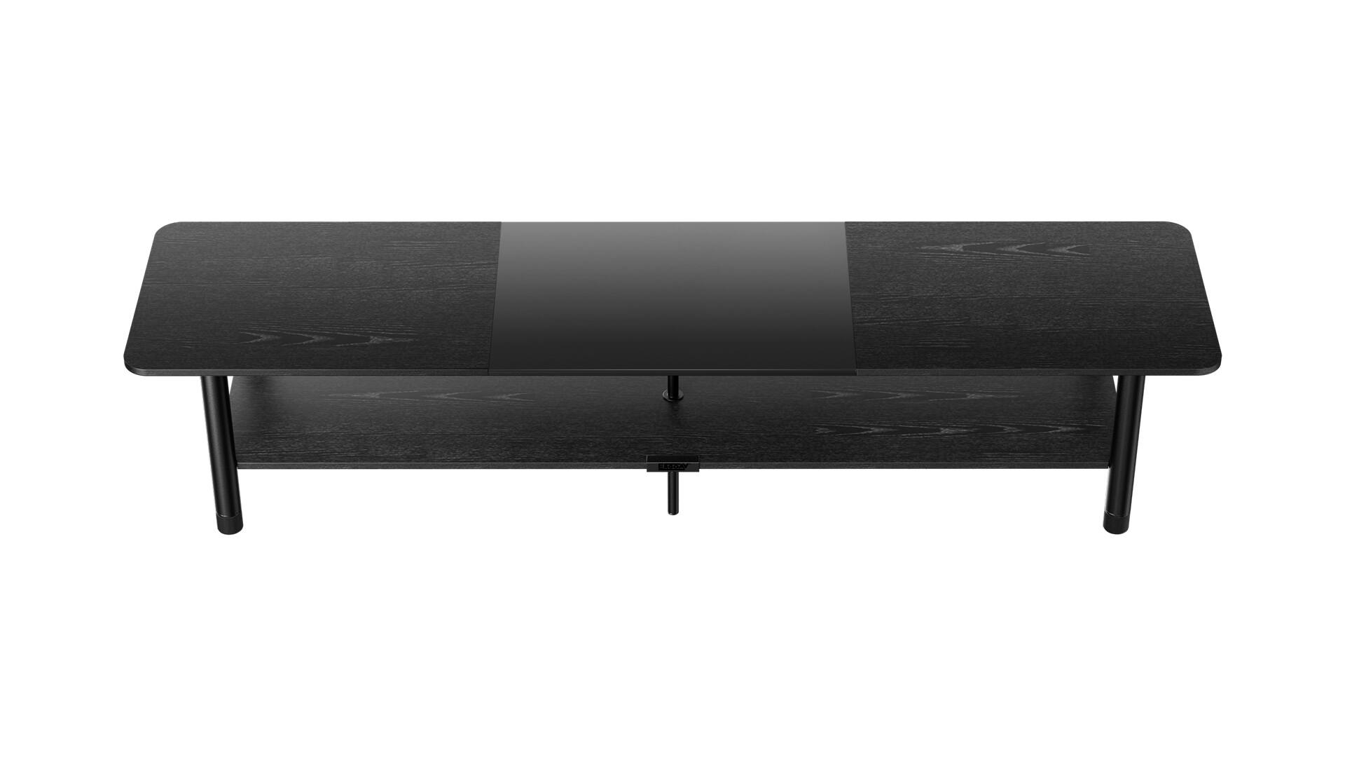 Back. ErgoAV - FlexFold TV Stand – for TVs up to 98″ - Black.