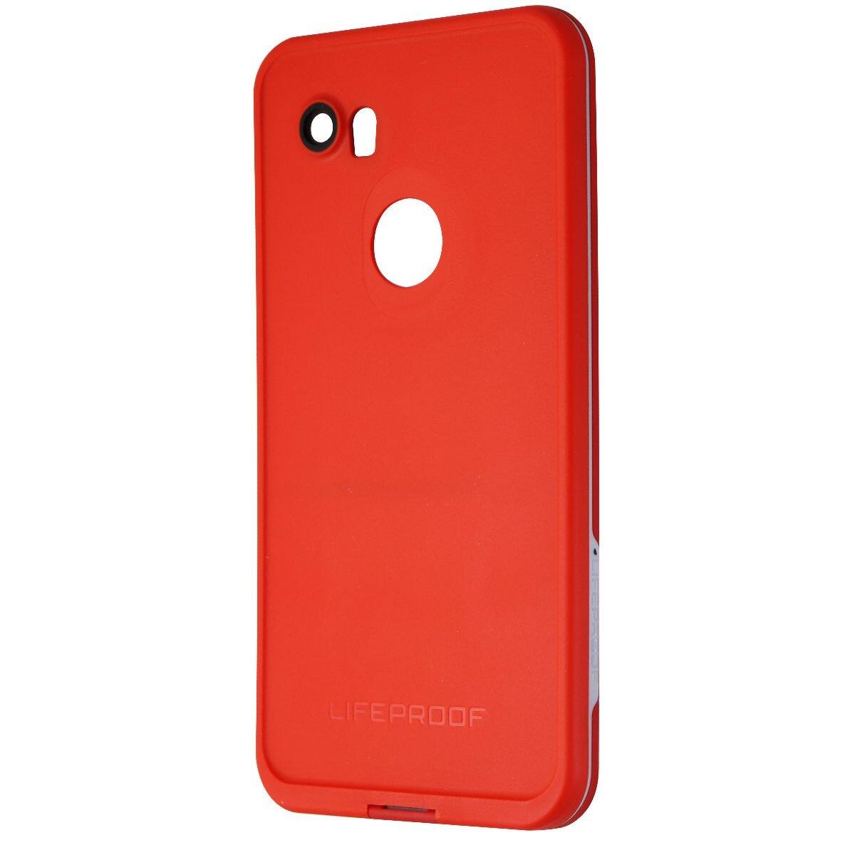 Front. LifeProof - LifeProof FRE Series Protective Waterproof Case for Google Pixel 2 XL - Red - Red.