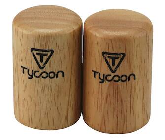Tycoon Percussion Small Round Wooden Shakers Pair, Handheld Siam Oak ...
