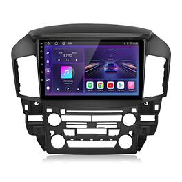 Junsun - For 1998-2003 Lexus Rx300 9" 8 Core 6+128GB carplay Android 15 Car Stereo Radio GPS Navi WIFI BT RDS SWC FM - Black
