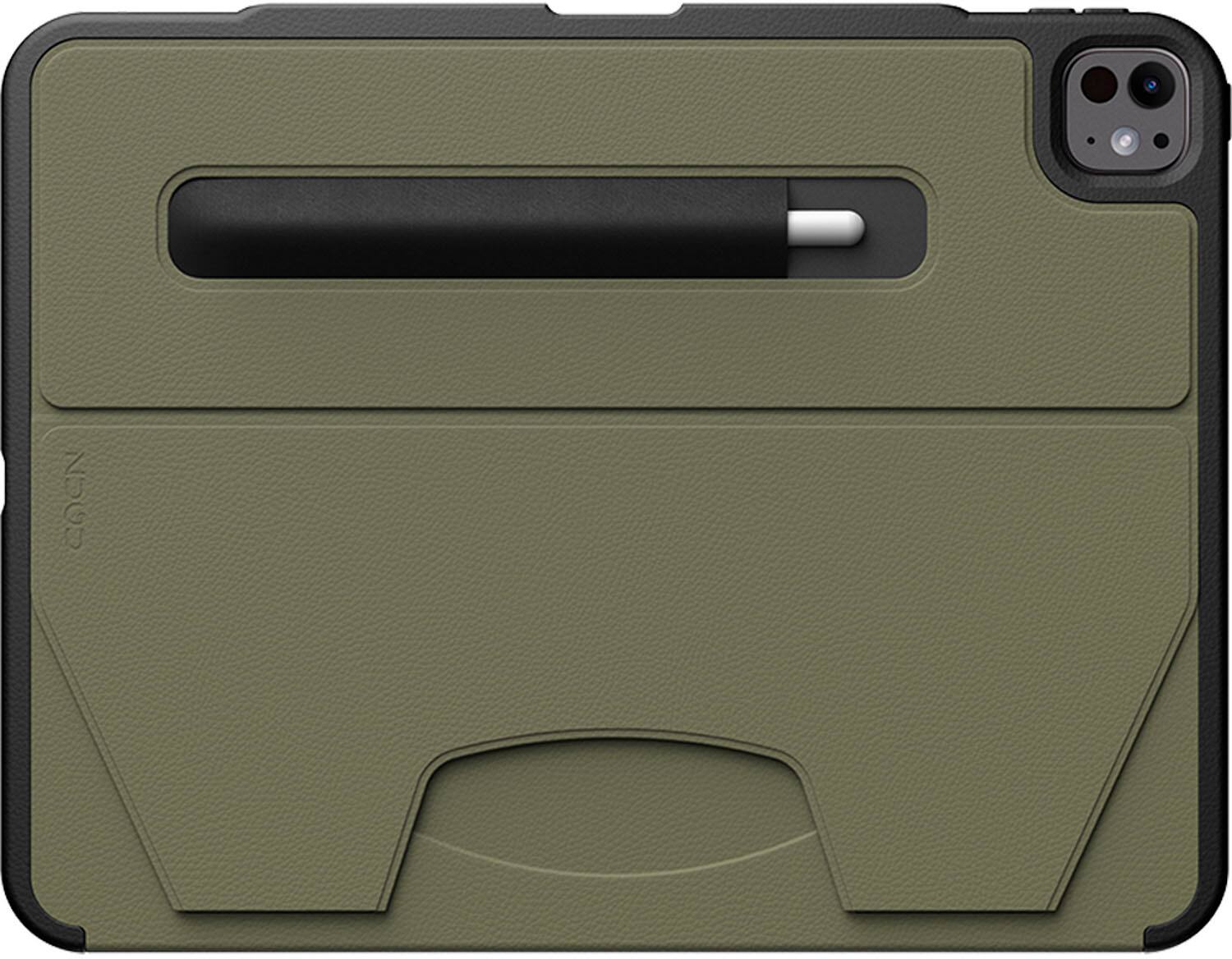 Alt View 1. ZUGU - Slim Protective Case for Apple iPad Pro 13-inch (M4/M5) - Olive.