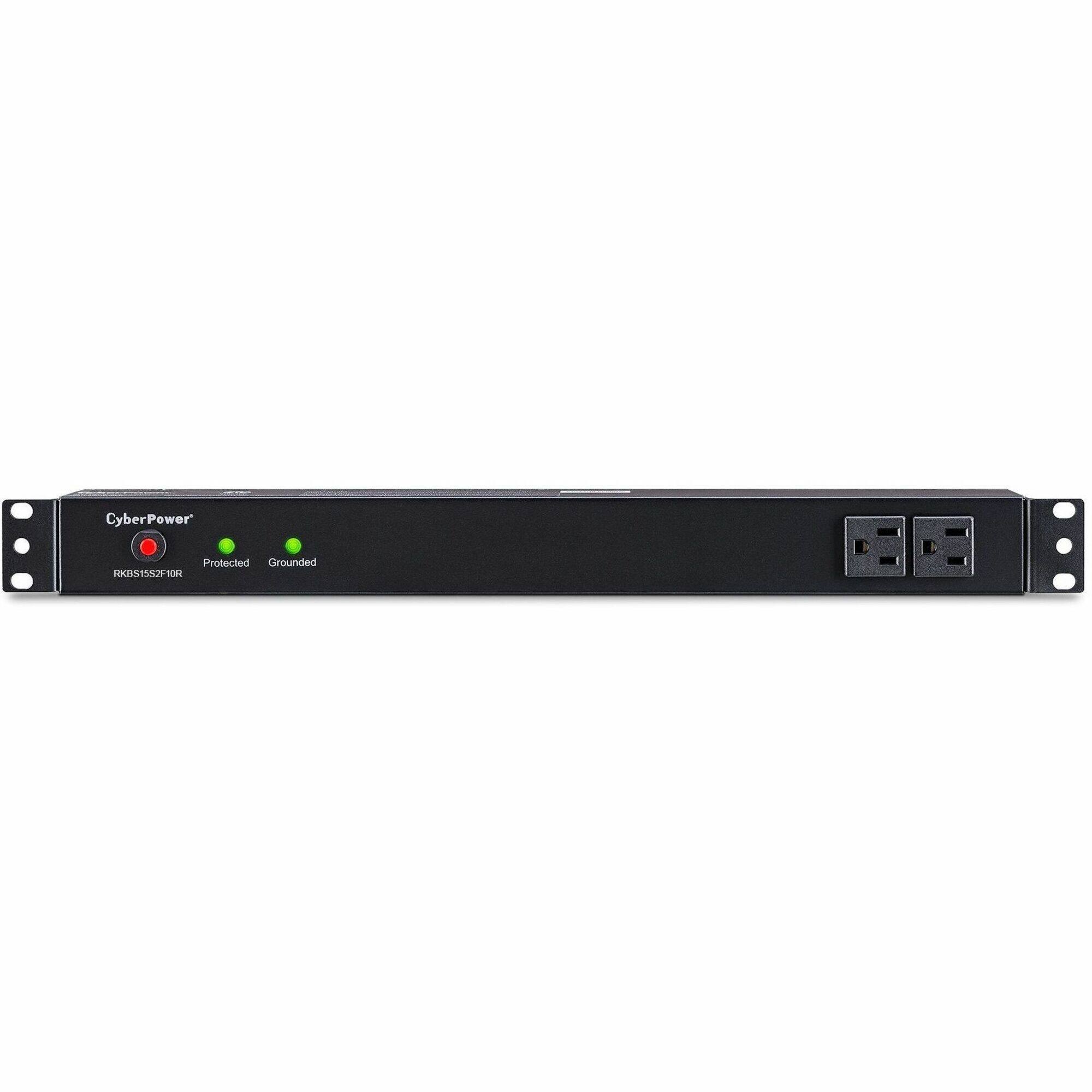 CyberPower  
Protected Grounded RKBS15S2F10R