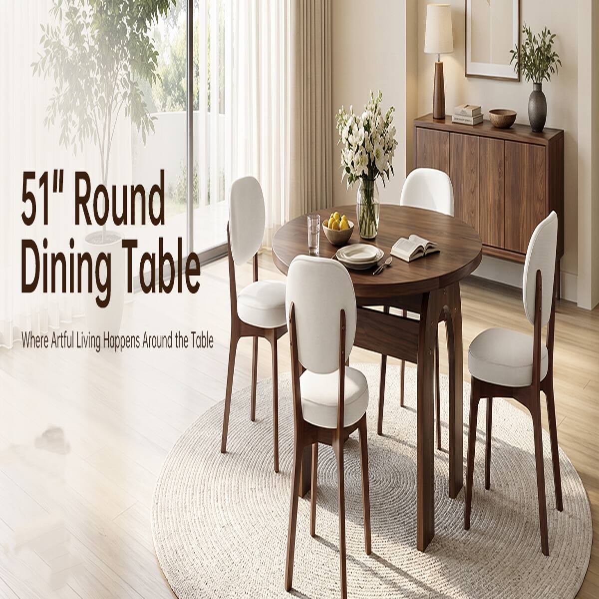 51" Round Dining Table  
Where Artful Living Happens Around the Table