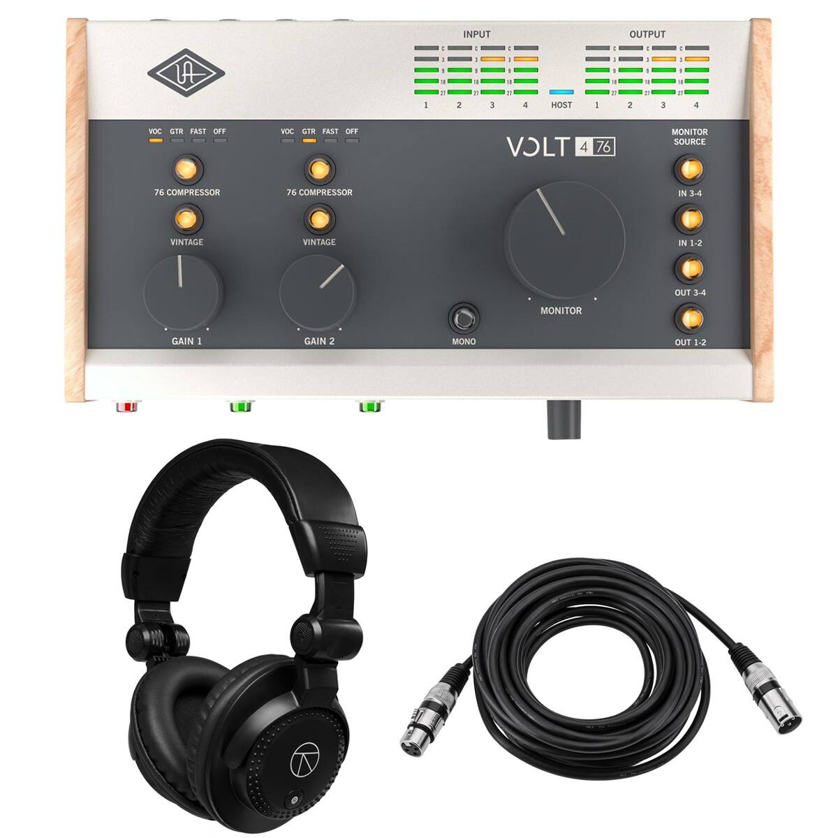 INPUT OUTPUT LA 1 I . 2 - I . 3 4 I . 4 HOST I - I . 2 1 1 1 - 3 - - - 4 VDC STR FAST OFF VOC STR FAST OFF VOLT 4 76 MONITOR SOURCE 76 COMPRESSOR 76 COMPRESSOR IN 34 VINTAGE VINTAGE IN 1.2 OUT 3-4 MONITOR GAIN 1 GAIN 2 MONO OUT 1-2