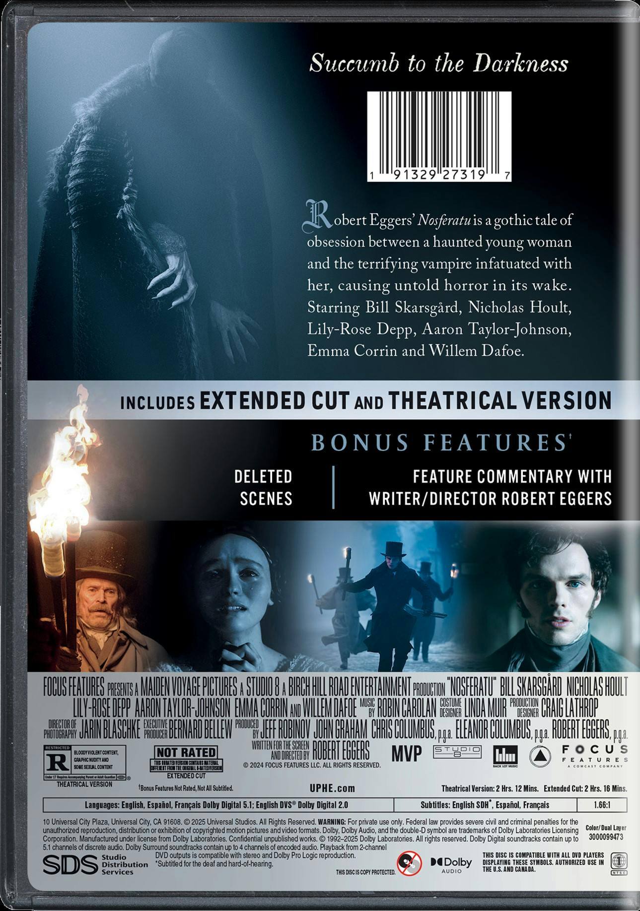 Back. Nosferatu - Extended Cut [DVD].