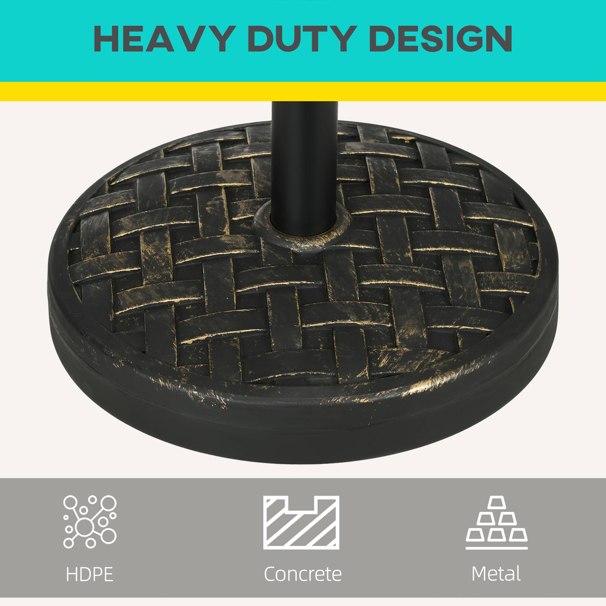 HEAVY DUTY DESIGN HDPE Concrete Metal