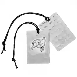 Wendell August Forge - Tampa Bay Buccaneers Bag Tag - Silver