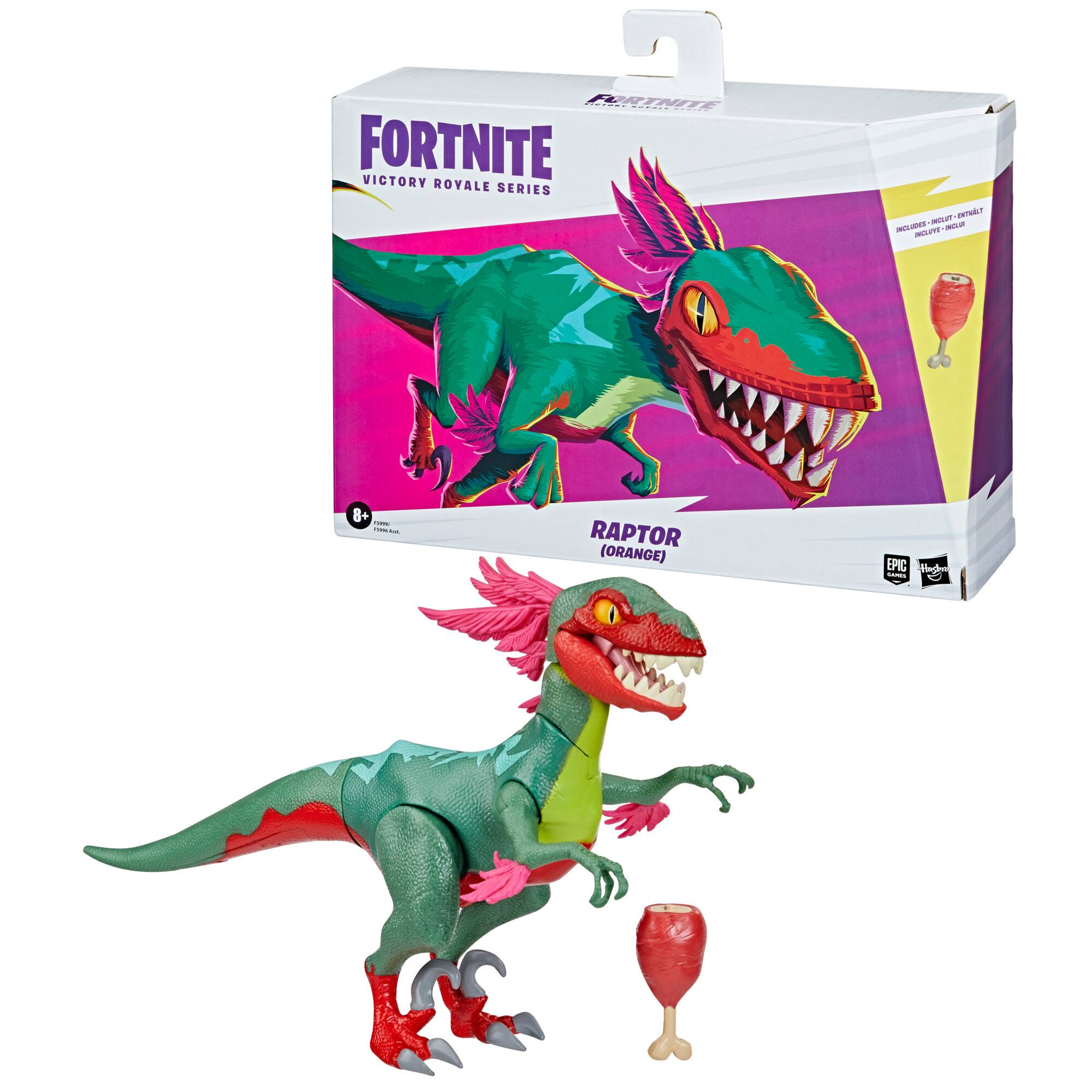 Front. Hasbro - Fortnite Victory Royale Series Raptor (Orange).