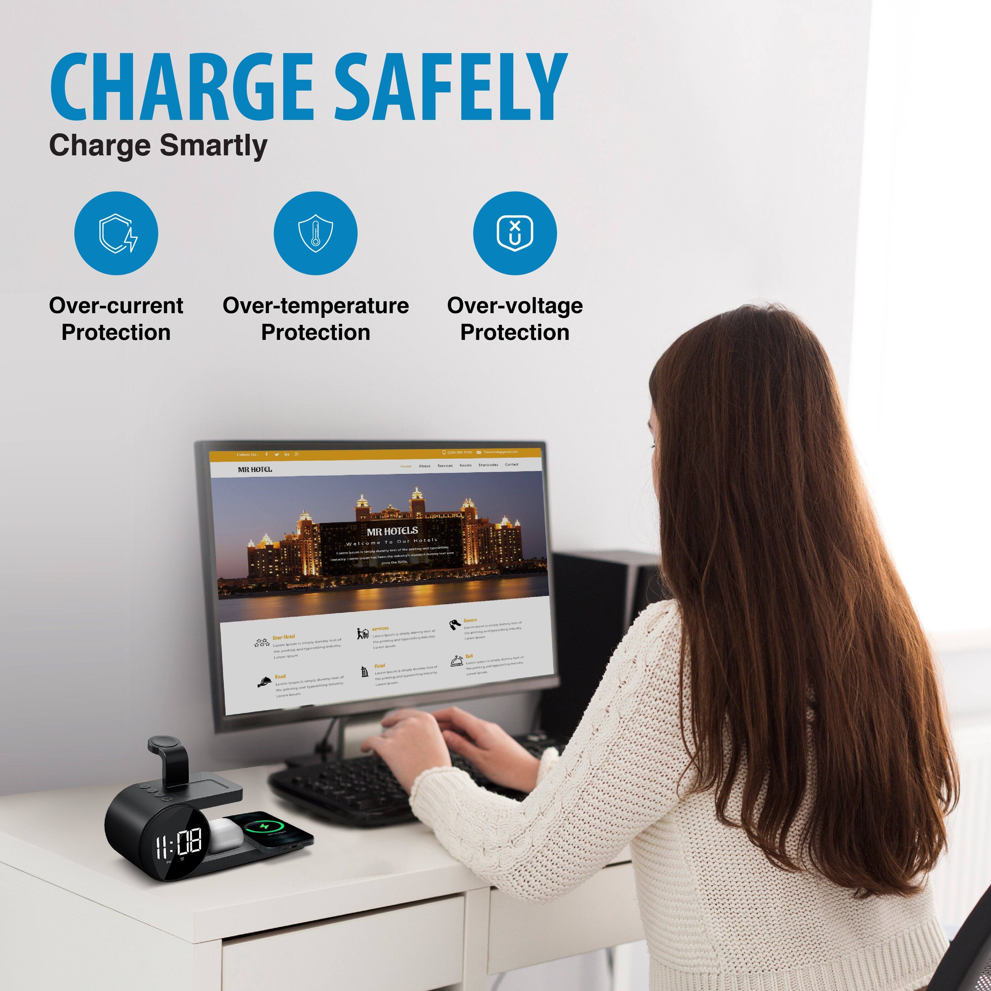 CHARGE SAFELY Charge Smartly

XU

Over-current Protection
Over-temperature Protection
Over-voltage Protection