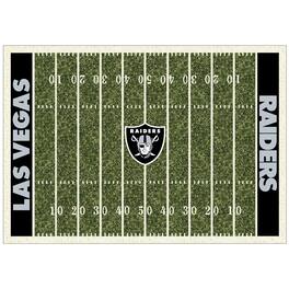Imperial - Las Vegas Raiders 5'4'' x 7'8'' Home Field Rug - Multicolor