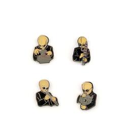 Cantina Band Collectible Pin Set | Exclusive Star Wars Collector Pins - Multicolored