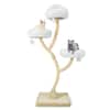 Front. Gymax - Gymax Cat Tree Tower 70'' Multi-Level Kitten Activity Center w/ 3 Perches & Balls Beige.