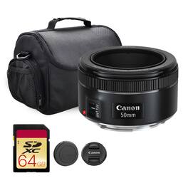 Canon - EF 50mm f/1.8 STM Lens | Prime with Bright f/1.8 Aperture & Smooth STM AF + More - Black