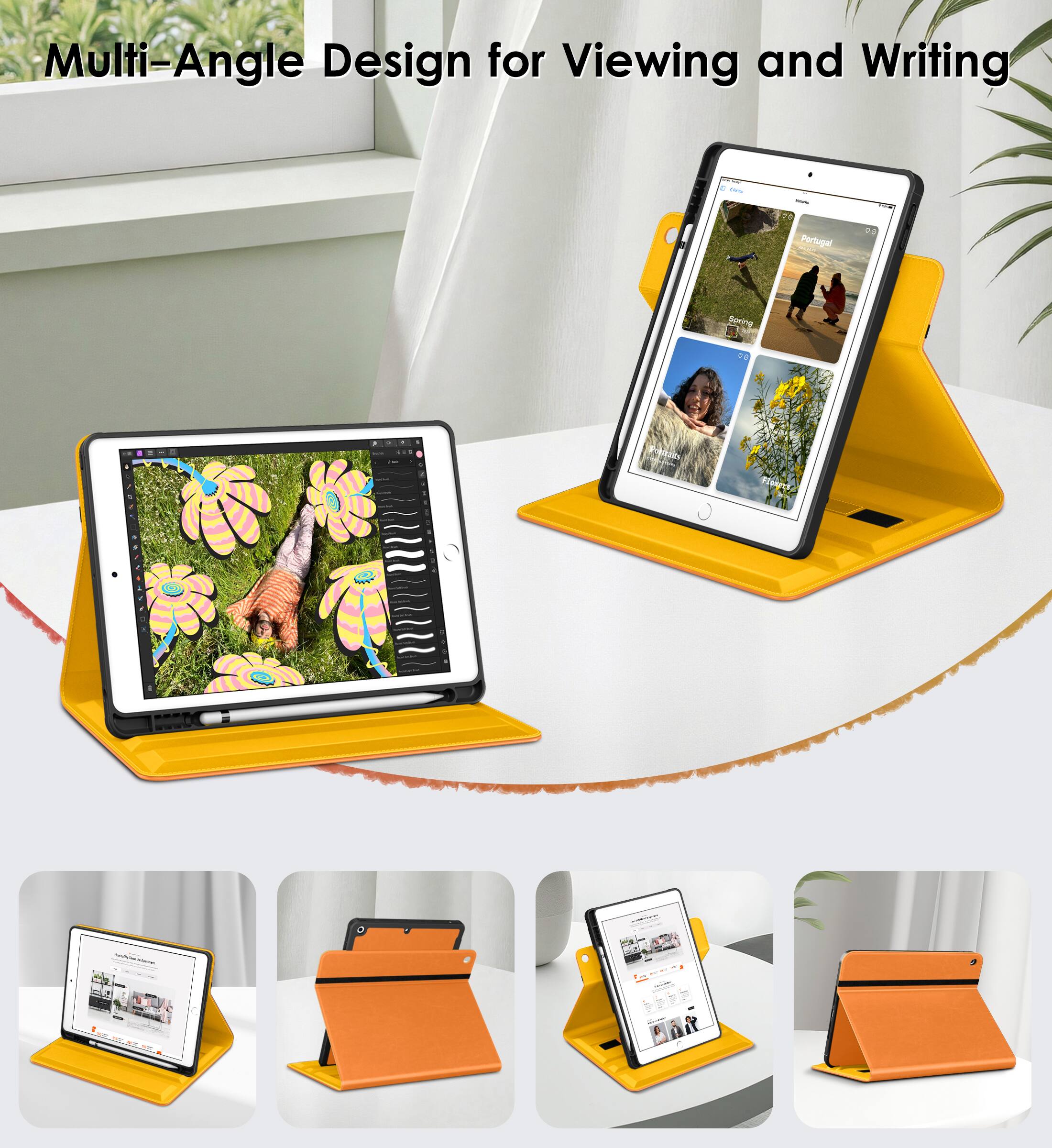 Multi-Angle Design for Viewing and Writing