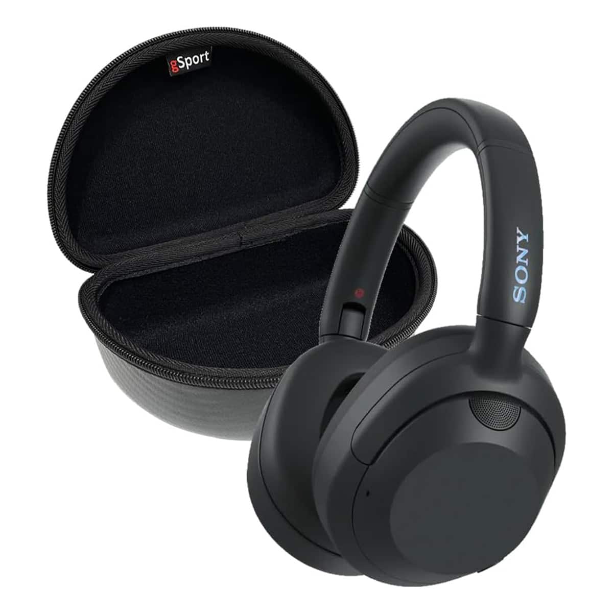 Sony - ULT WEAR Noise Canceling Wireless Headphone Bundle with gSport Case - Black