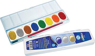 C Acuarelas Aquarell Watercolors Metallic Metallique 8 PRANG