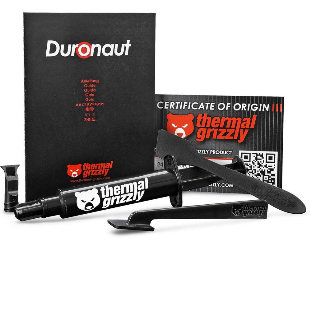 Duronaut  
Anleitung Guide Guida Guia Guia  
CERTIFICATE OF ORIGIN  
thermal grizzly  
IZZLY PRODUCT  
www.thermal-grizzly.com  
thermal grizzly