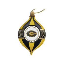 Santa's Workshop - Grambling Tigers Two-Piece 5.5" Spinning Bulb Ornament Set - Yellow