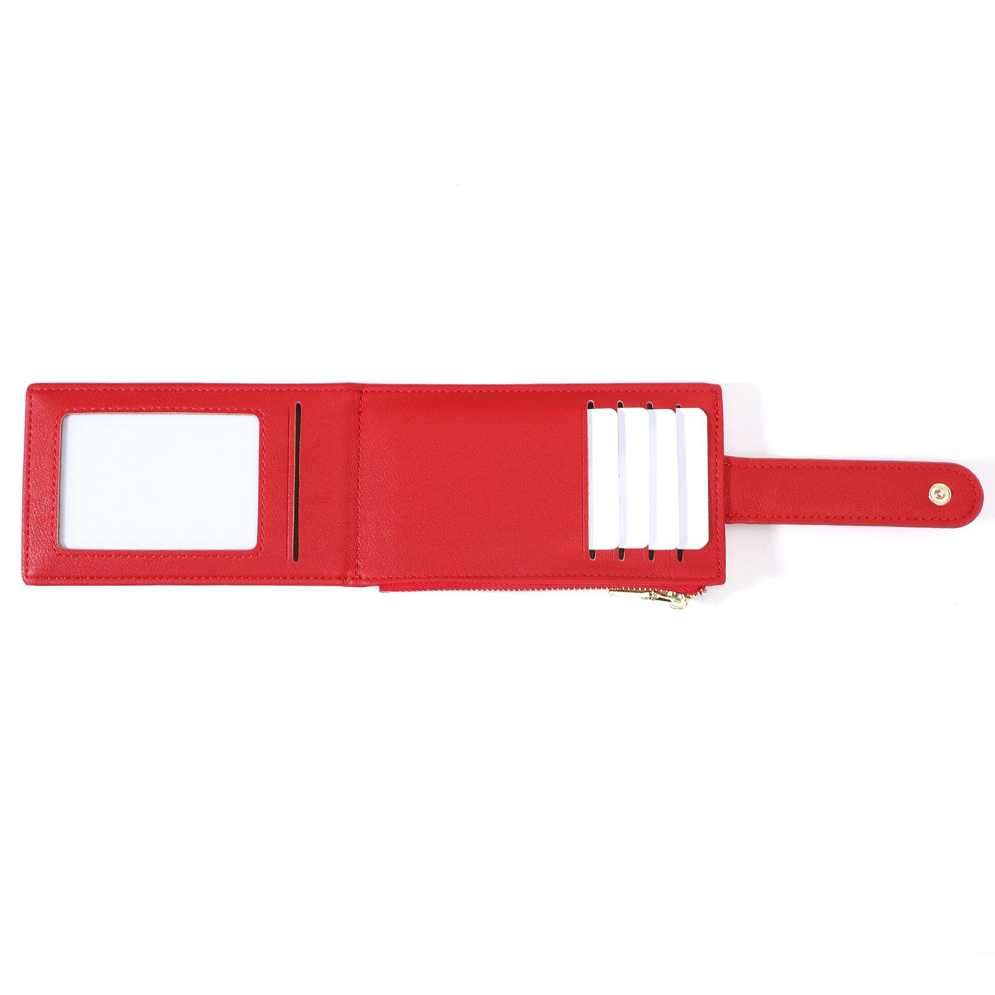 Alt View 1. Champs - Iconic Collection Yoga Cardholder - Red.