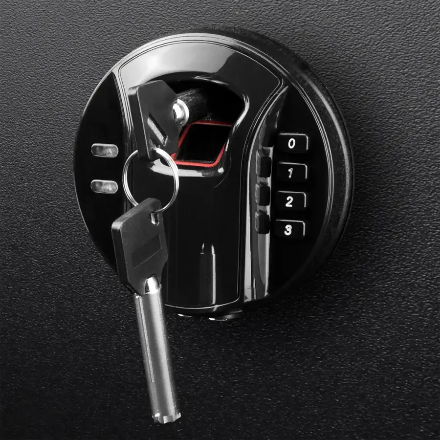 Alt View 15. Barska - HQ400 Large Biometric Digital Keypad Safe - Black.