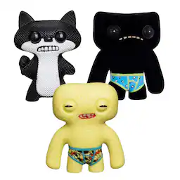 Fuggler 2.5 Inch Figure 3-Pack | Black/White, Yellow, Black