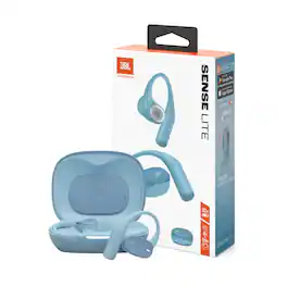 JBL - Sense Lite True Wireless Open-Ear Earbuds with 32 hours of Playtime (Blue)