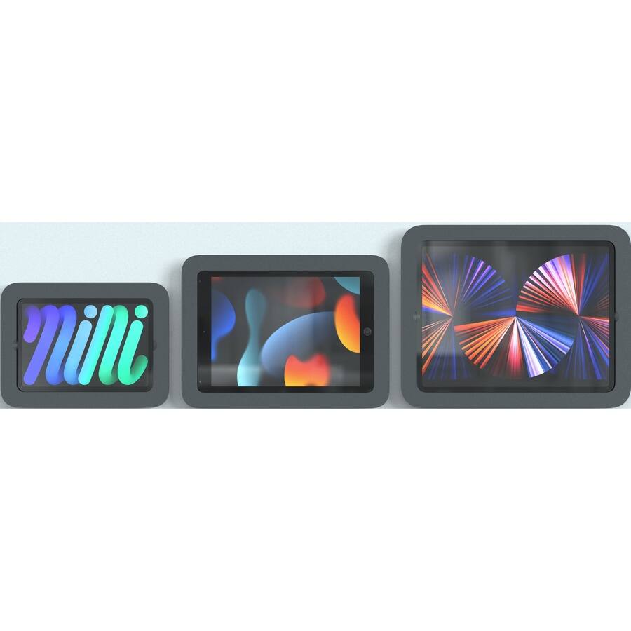 Alt View 2. Heckler Design - Heckler Design Wall Mount for iPad mini (6th Generation) - Black - Steel - Black.