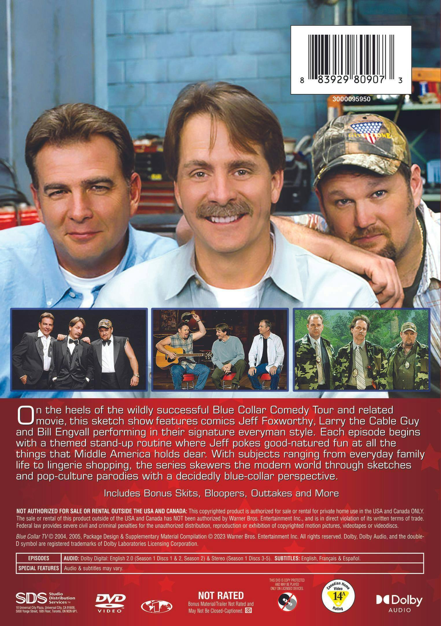 Back. Blue Collar TV: The Complete Series (Box Set) [DVD].