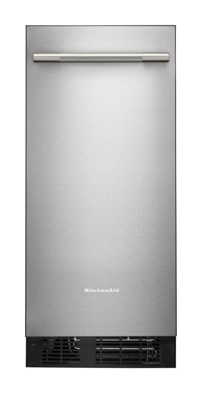 KitchenAid - 15 inch 25-Lb. Ice Maker - PrintShield Stainless Finish