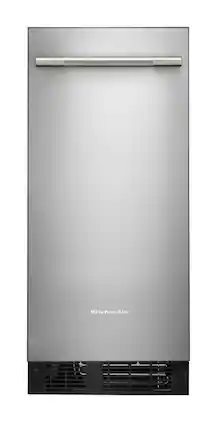 KitchenAid - 15 inch 25-Lb. Ice Maker - PrintShield Stainless Finish