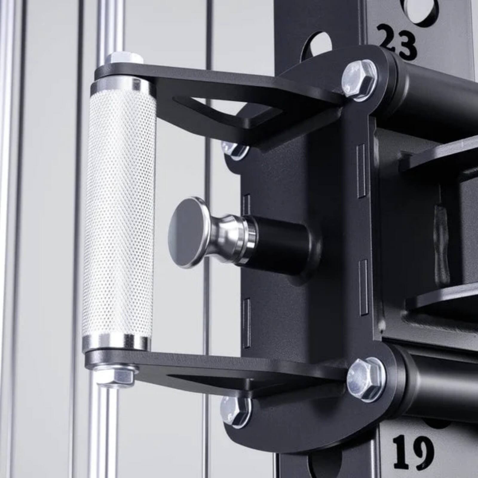 Alt View 3. Mikolo - ANUBIS Power Cage, All-in-One Power Rack Cage, 2000LBS Power Cage Squat Rack, Dual Pulley Cable Crossover System - Black.