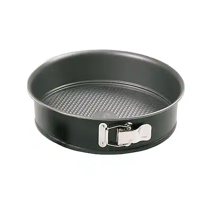 Front. Norpro - 8-Inch Springform Pan – Nonstick Steel Bakeware for Cheesecakes and Tortes - Black.