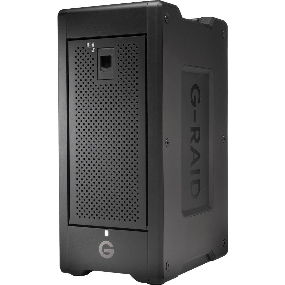 Alt View 1. Western Digital - SanDisk Professional G-RAID SHUTTLE 8 96TB - 8 x HDD Supported - 144 TB Supported HDD Capacity - 96 TB Installed HDD - Black.