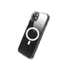 Qixxronics - for iPhone 13 Magnetic Case Shockproof Phone Cover Compatible with Wireless Charging for iPhone 13 - Clear