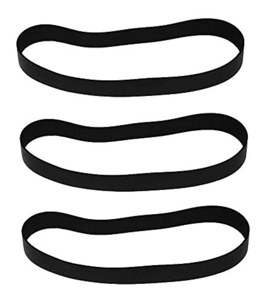 Front. Hoover - Vacuum Belts (3 Pack) Part #AH20065.