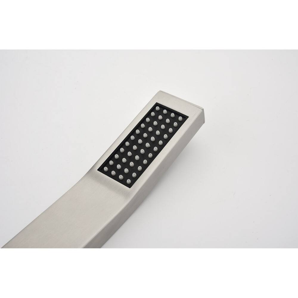 Alt View 2. JUJABU - 12" Rain Shower Head Systems Wall Mounted Shower Brushed Nickel - Brushed Nickel.