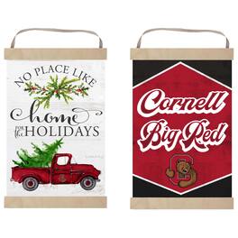 Jardine - Cornell Big Red 12" x 20" Reversible Banner Sign - White