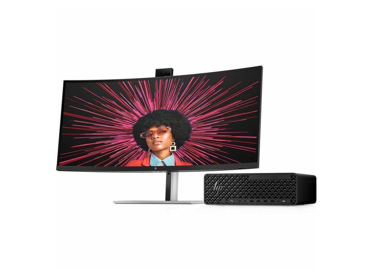 Alt View 4. HP - HP Z2 G1i Workstation - Intel Core Ultra 9 285 - 32 GB - 1 TB SSD - Small Form Factor - Black - Intel W880 Chip - Black.