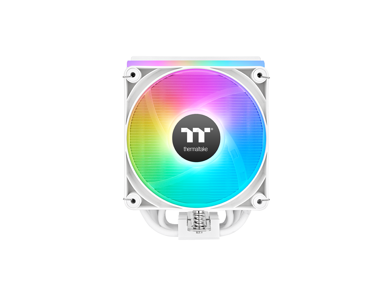 Alt View 1. Thermaltake - Thermaltake ASTRIA 400 ARGB Cooler, 6 Cu Pipes, 120mm Fan, 230W TDP, White - White.