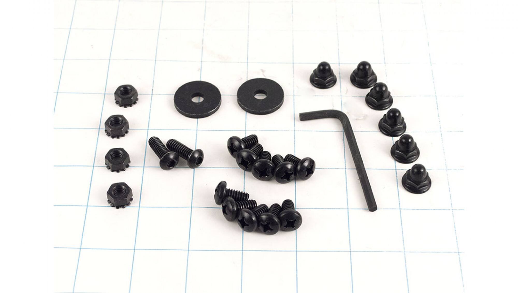 Front. Big Green Egg - Big Green Egg - BGE111340 HARDWARE PACK FOR NEST HANDLER handles.