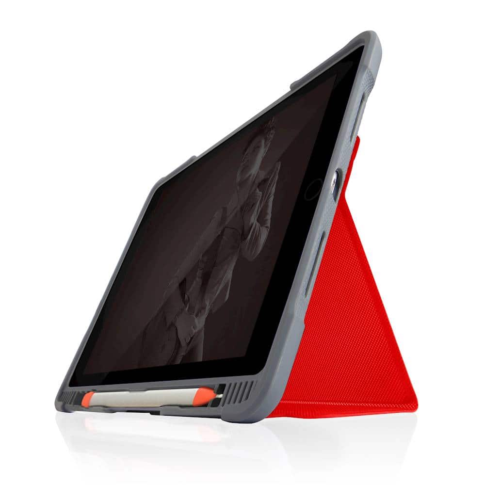 Alt View 12. STM - Dux Plus Duo Folio Case for Apple iPad Pro 10.5" and iPad Air (3rd Gen) - Red.