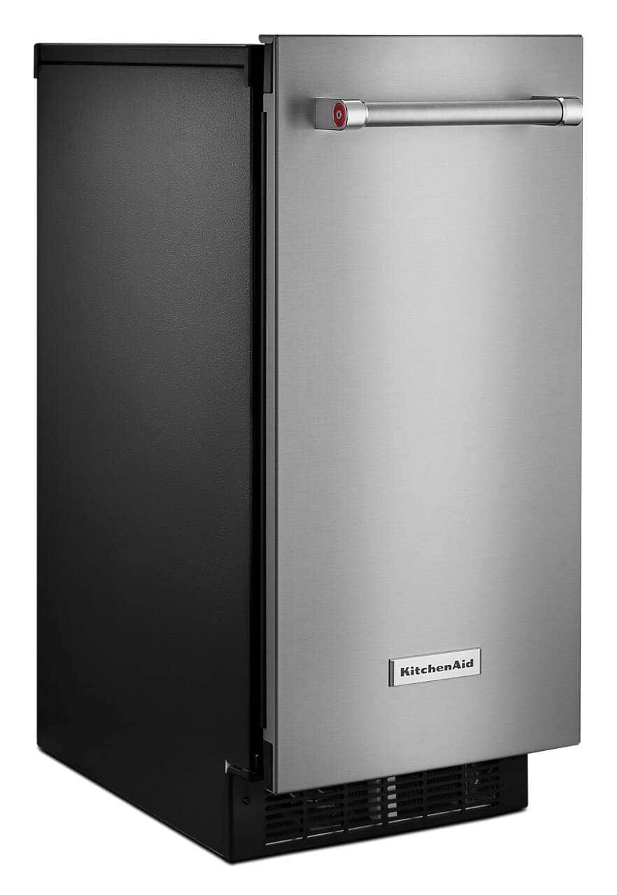 Alt View 11. KitchenAid - 15" 22.8-Lb. Built-In Icemaker - Printshield Stainless.